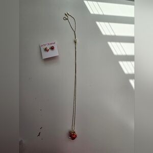 Betsy Johnson Apple Jewelry